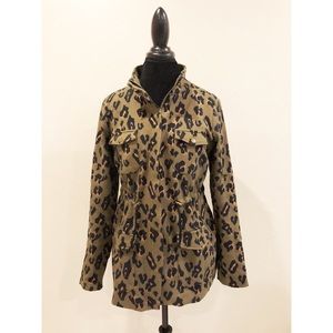 Anthropologie Tabitha Leopard Print Jacket